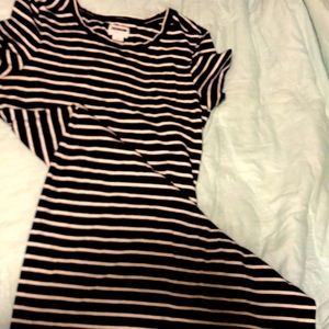 5/$25 noisy may striped T-shirt dress
